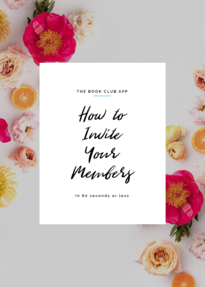 How to Invite Your Book Club Members to the Club Page